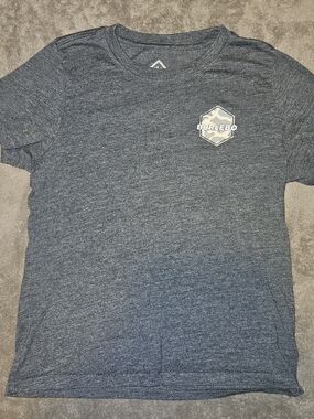 Burlebo - "Rad Dude" Short Sleeve Tee - Heather Black w/ Deer Camo